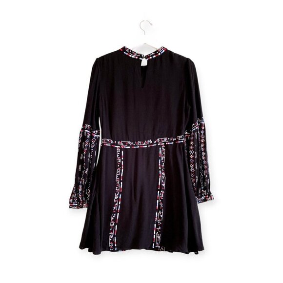 Rahi Cali Black Embroidered Mini Dress,  size M - Picture 2 of 14